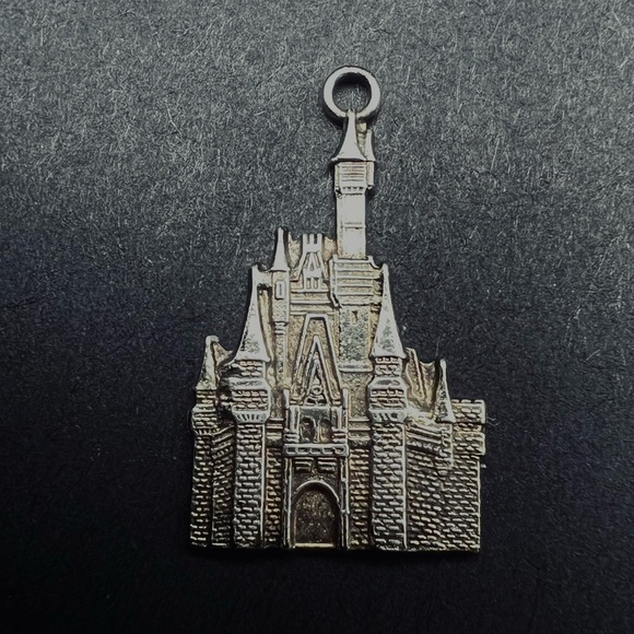 Disney Other - Disney Castle Pendant Sterling Silver